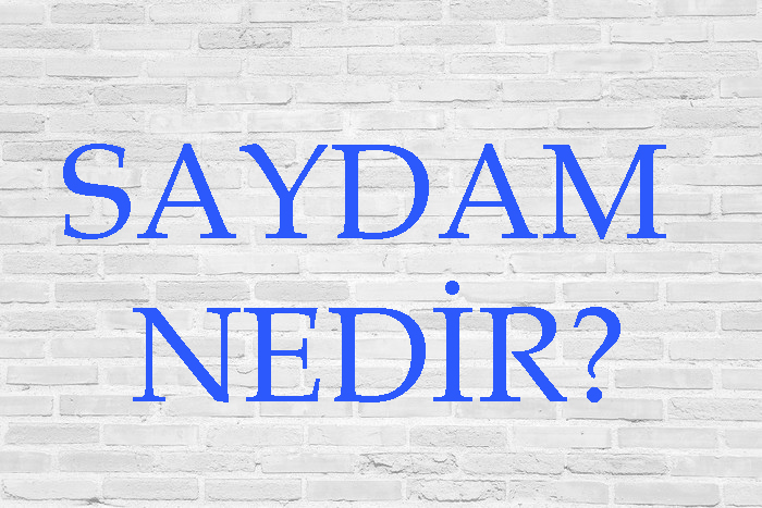 SAYDAM NEDİR? 1