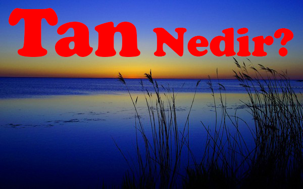 TAN NEDİR? 1