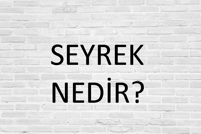 SEYREK NEDİR? 2