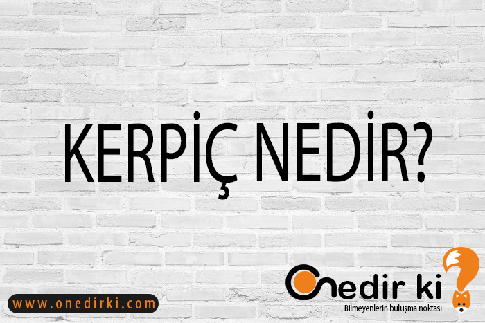 KERPİÇ NEDİR? 3