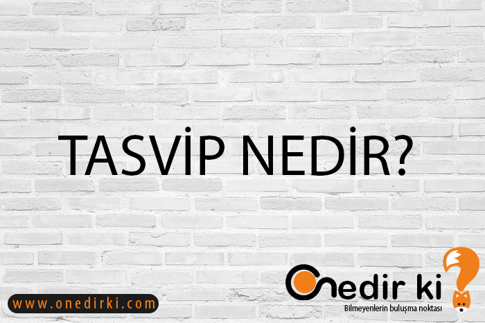 TASVİP NEDİR? 7