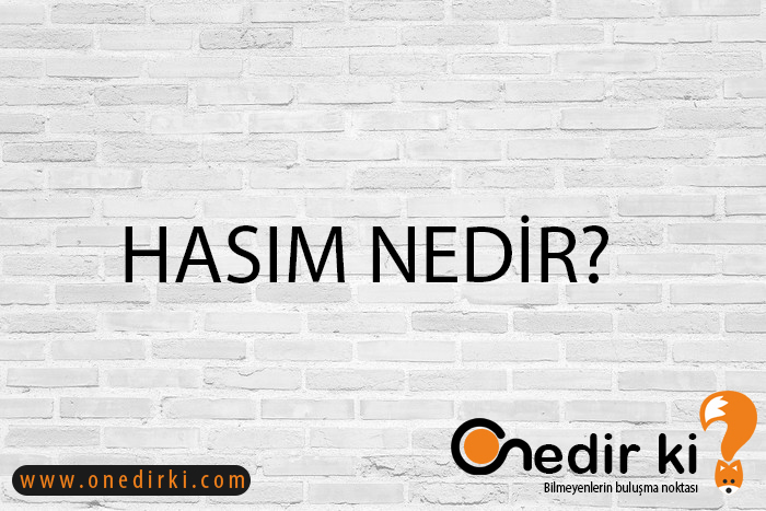 HASIM NEDİR? 1