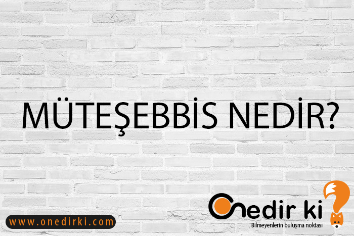 MÜTEŞEBBİS NEDİR? 1