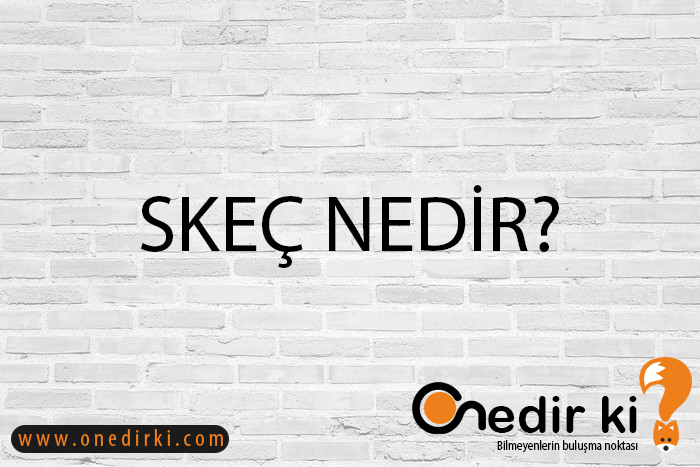 SKEÇ NEDİR? 1