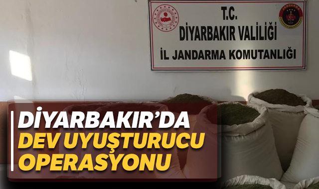 Diyarbakır'da Dev Uyuşturucu Operasyonu; 974 Kilo Esrar Yakalandı! 1
