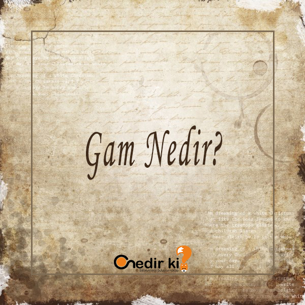 Gam Nedir? 2