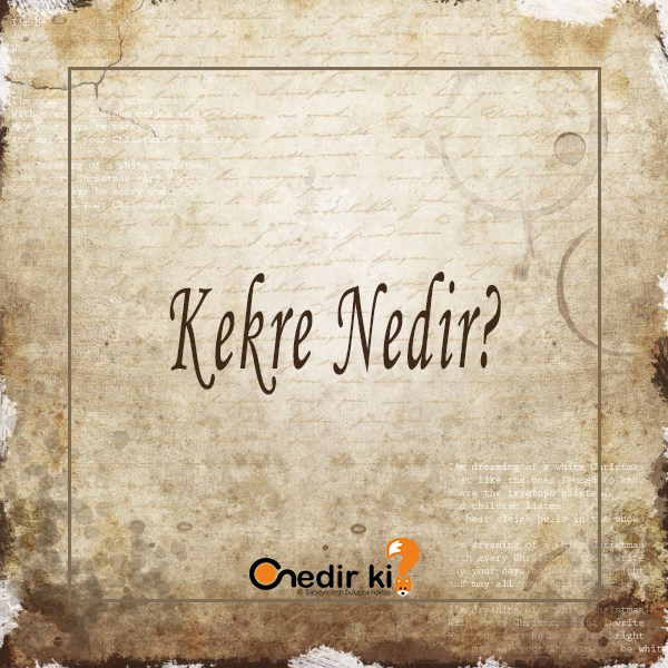 Kekre Nedir ? 2