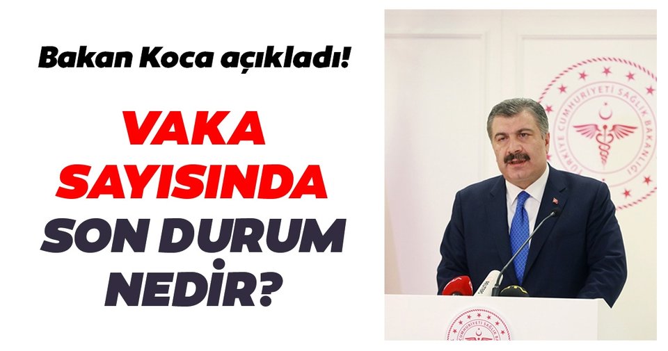 Corona virüsünde son vaka durumu ve can kaydı açıklandı! 2