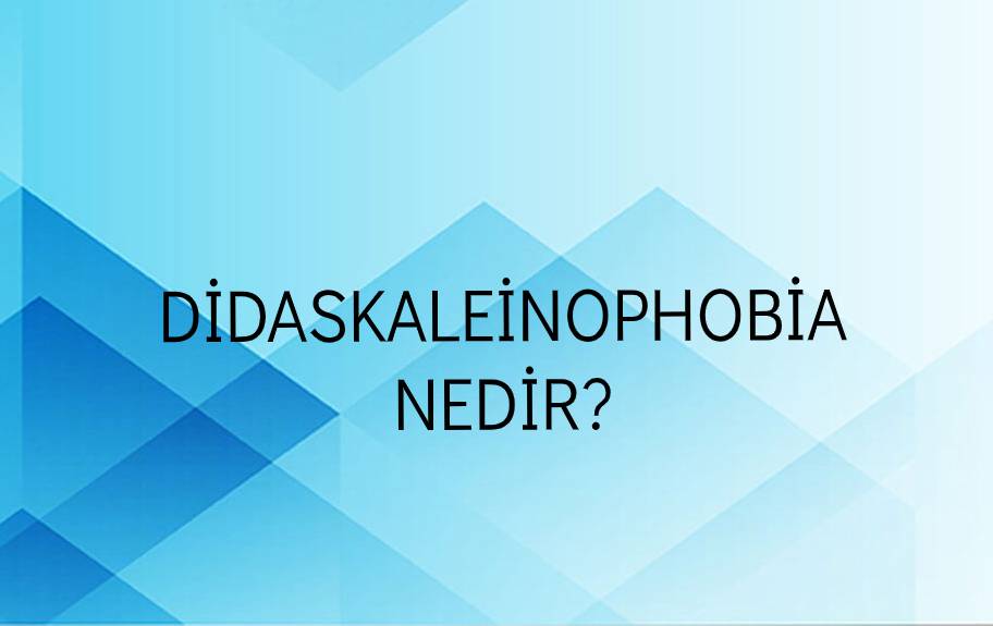 Didaskaleinophobia Nedir? 1