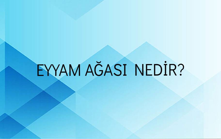 Eyyam Ağası Nedir? 1