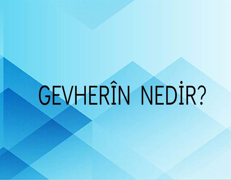 Gevherîn Nedir? 1