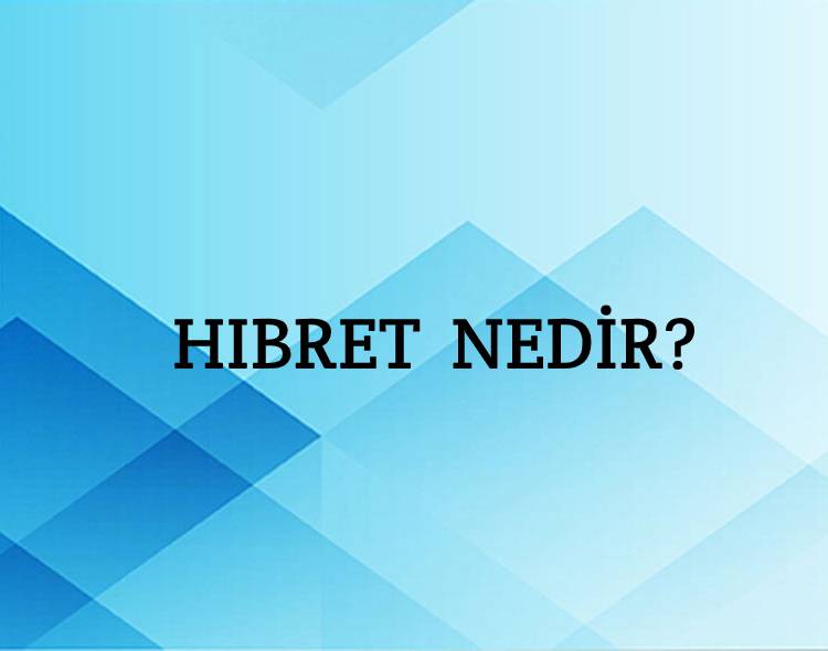 Hıbret Nedir? 2