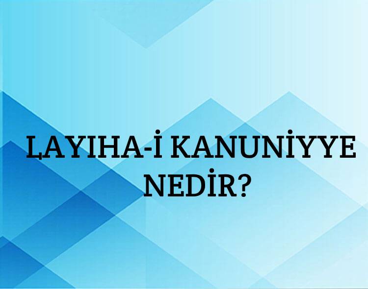 Layıha-i Kanuniyye Nedir? 8