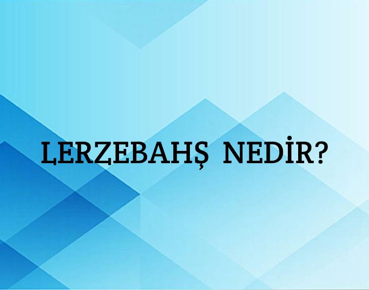 Lerzebahş Nedir? 1