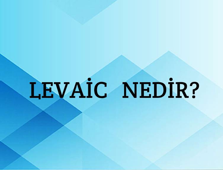 Levaic Nedir? 7