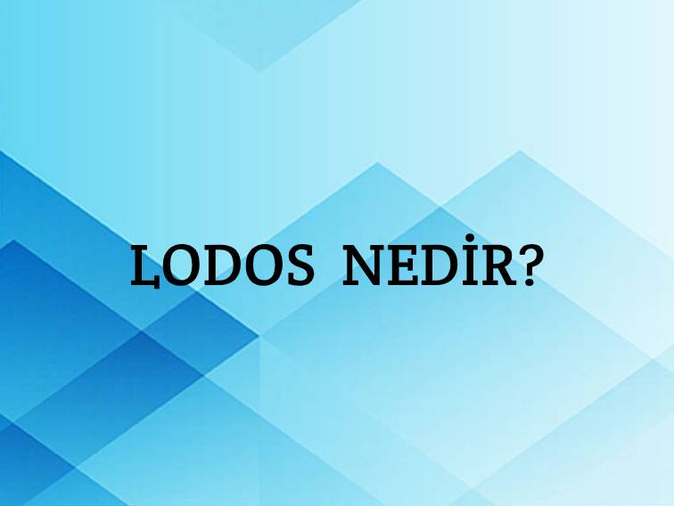 Lodos Nedir? 1