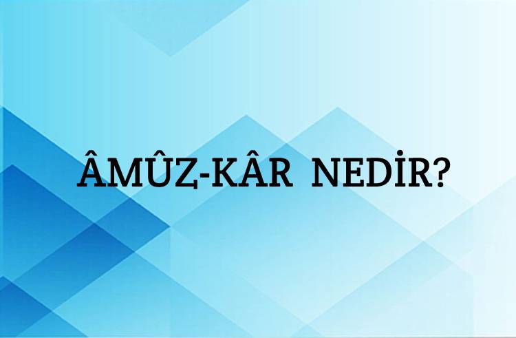 Âmûz-kâr Nedir? 1