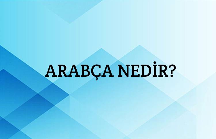Arabça Nedir? 3