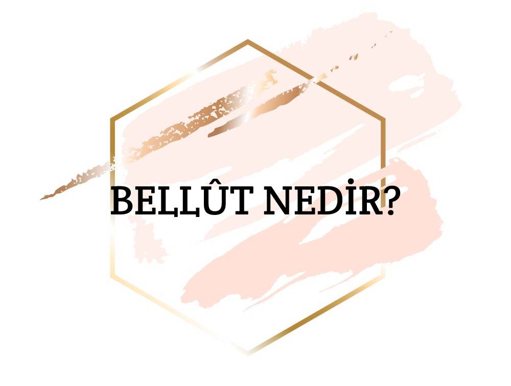 Bellût Nedir? 1