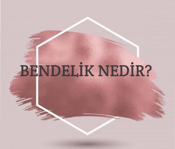 Bendelik Nedir? 3