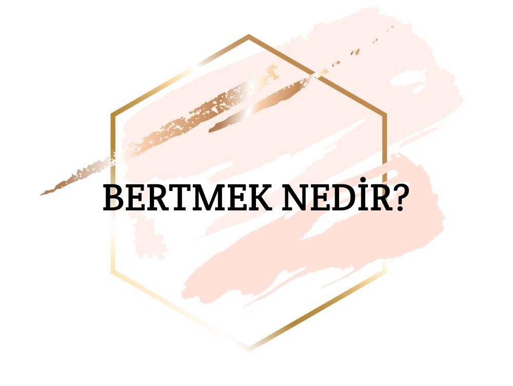 Bertmek Nedir? 2