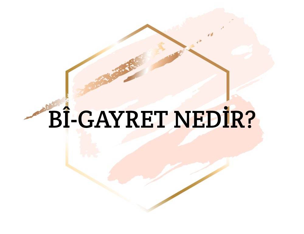 Bî-gayret Nedir? 1