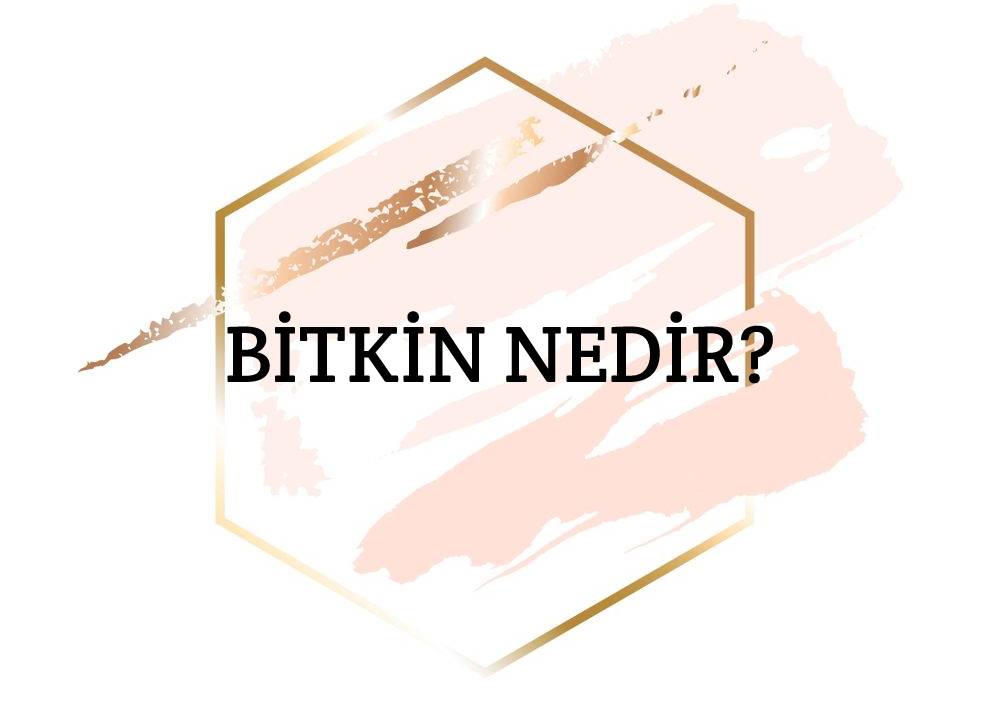 Bitkin Nedir? 7