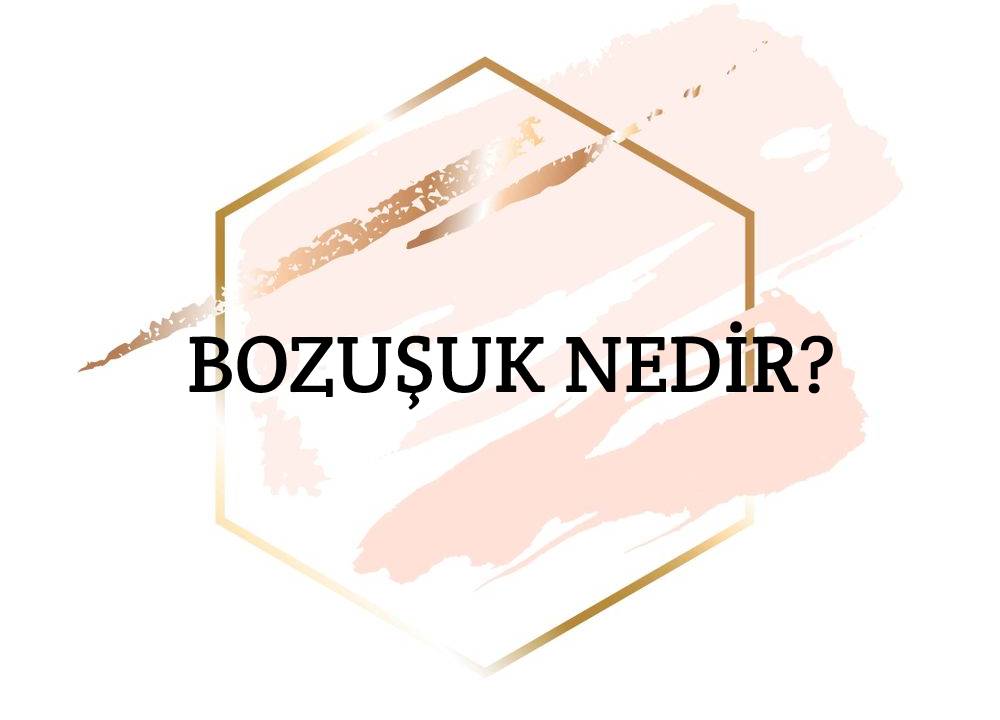 Bozuşuk Nedir? 1