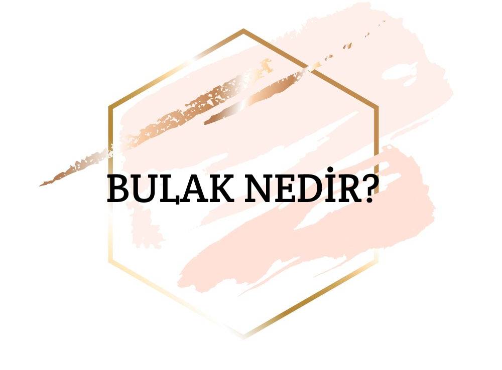 Bulak Nedir? 2