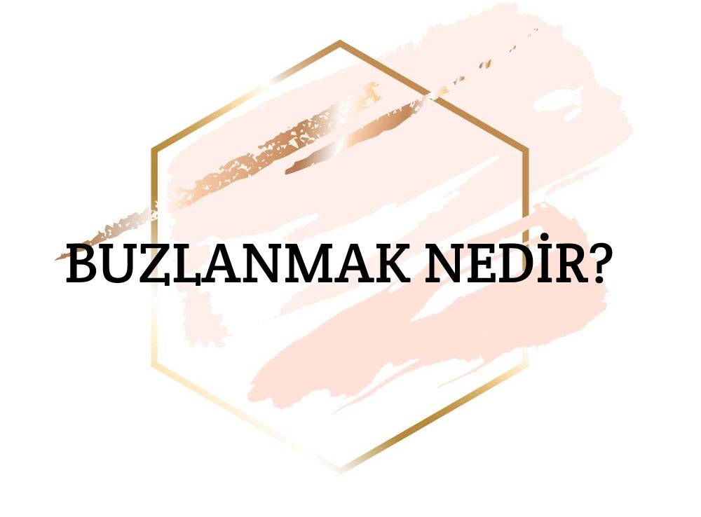 Buzlanmak Nedir? 1