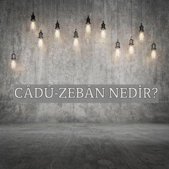 Câdû-zebân Nedir? 1