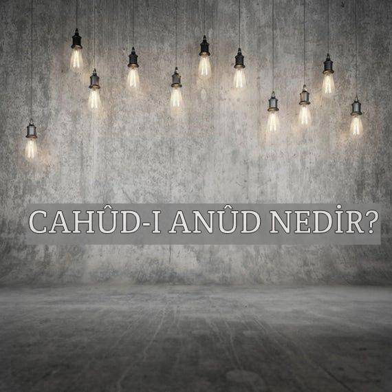 Cahûd-ı Anûd Nedir? 1