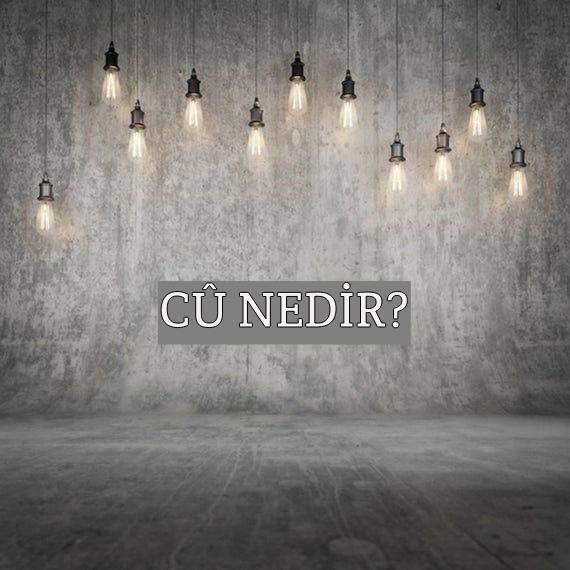 Cû Nedir? 1