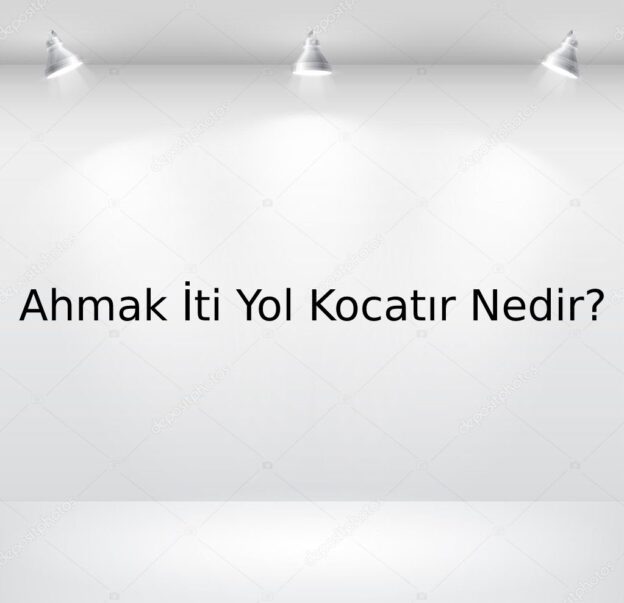 Ahmak İti Yol Kocatır Nedir? 1