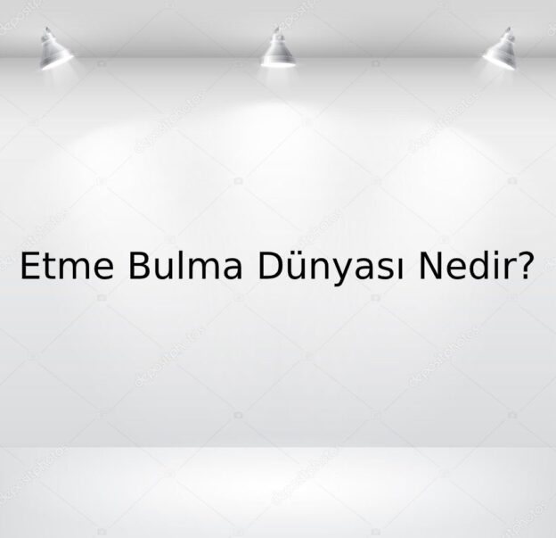 Etme Bulma Dünyası Nedir? 1