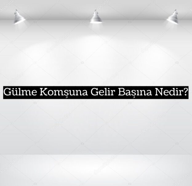 Gülme Komşuna Gelir Başına Nedir? 5