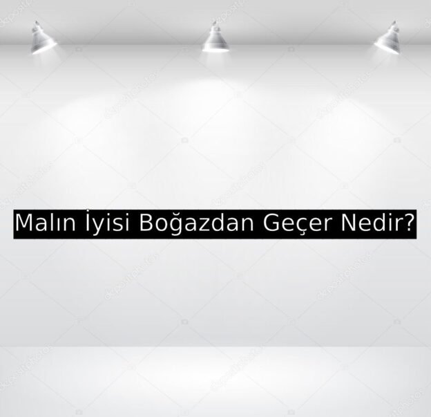 Malın İyisi Boğazdan Geçer Nedir? 1