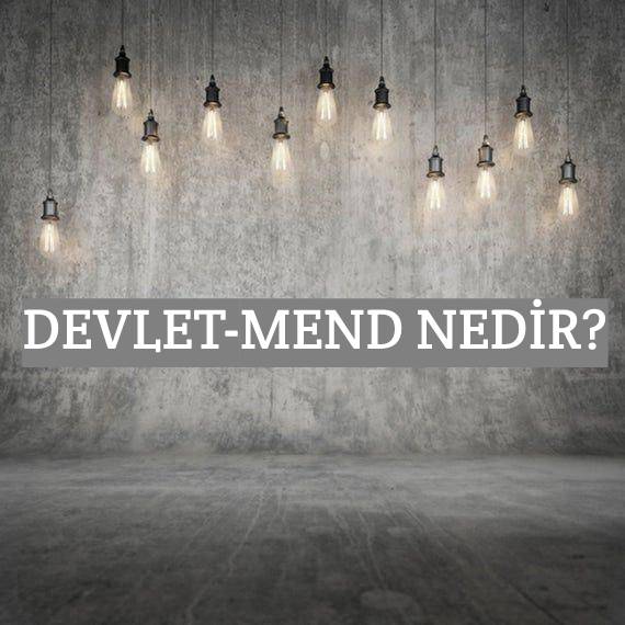 Devlet-mend Nedir? 1