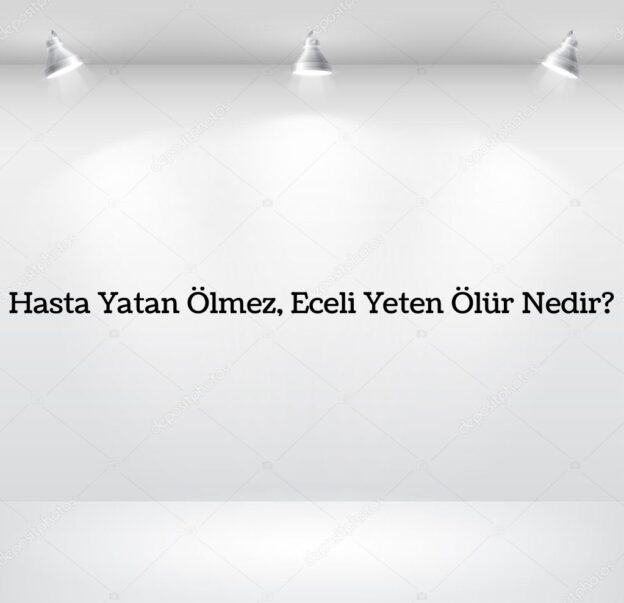 Hasta Yatan Ölmez, Eceli Yeten Ölür Nedir? 1