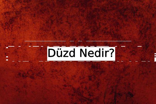 Düzd Nedir? 1