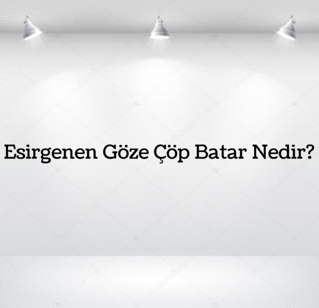 Esirgenen Göze Çöp Batar Nedir? 1