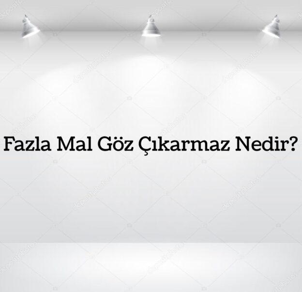 Fazla Mal Göz Çıkarmaz Nedir? 1