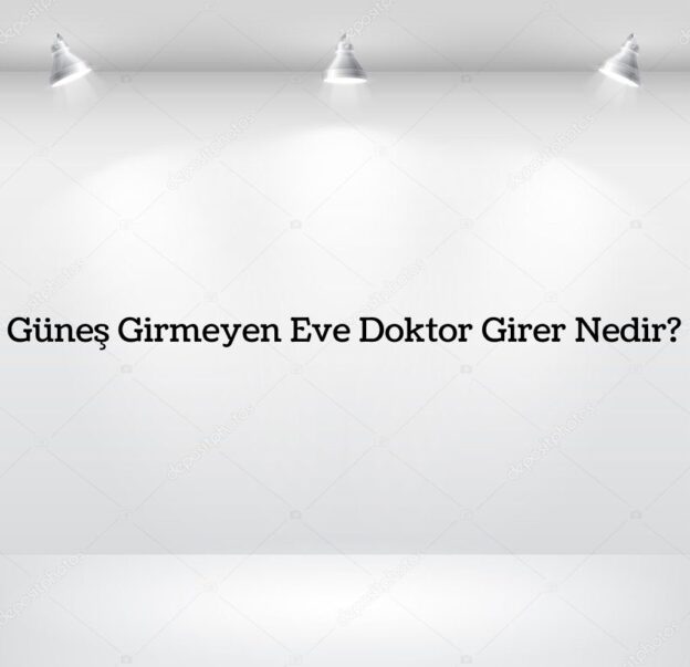 Güneş Girmeyen Eve Doktor Girer Nedir? 1