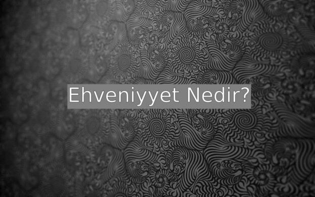 Ehveniyyet Nedir? 8