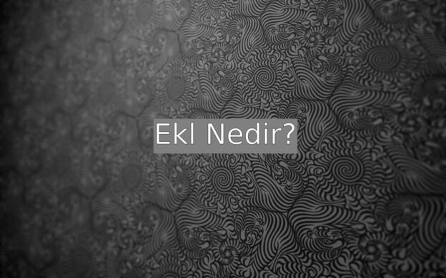 Ekl Nedir? 9