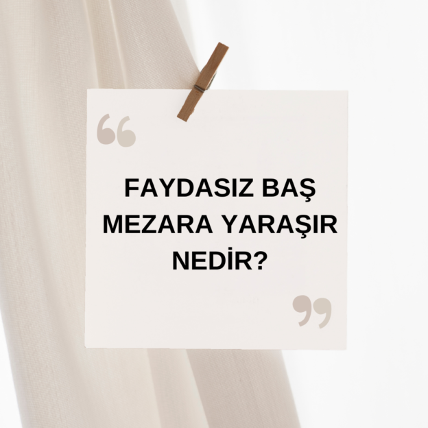 Faydasız Baş Mezara Yaraşır Nedir ? 1