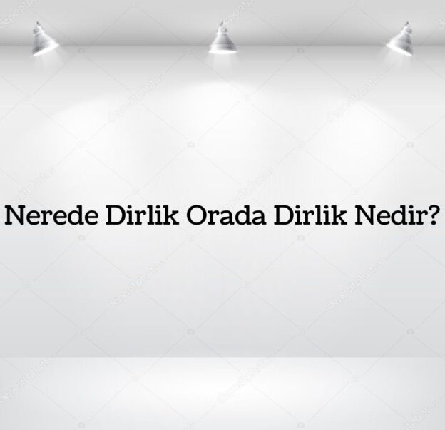 Nerede Birlik Orada Dirlik Nedir? 3