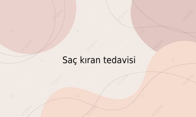 Saç kıran tedavisi 1