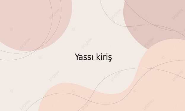 Yassı kiriş 1