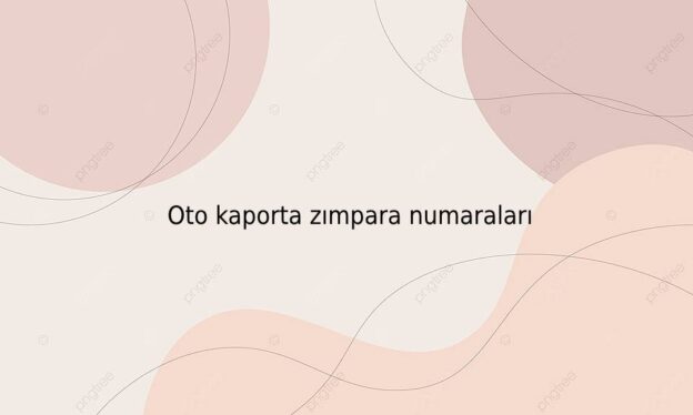 Oto kaporta zımpara numaraları 1